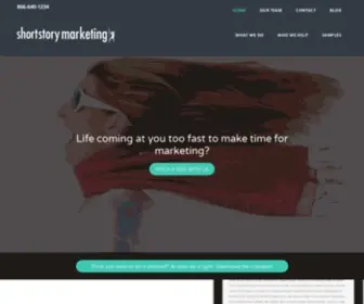 Shortstorymarketing.com(Design, Websites, and SEO) Screenshot