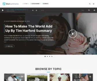 Shortsummaries.com(Listen to Free Book Summaries) Screenshot