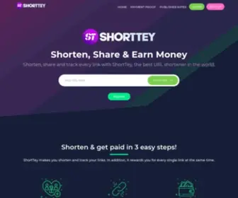Shorttey.link(Earn money) Screenshot