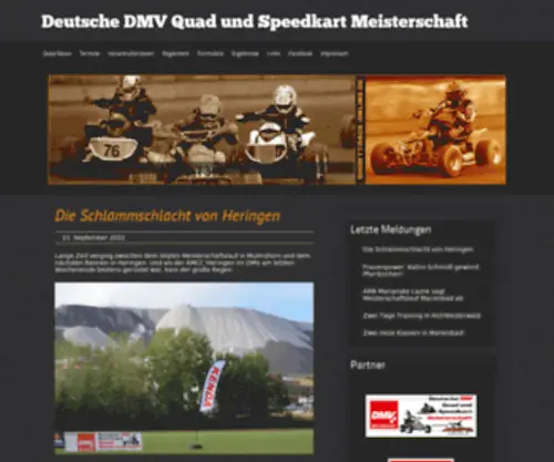 Shorttrack-Online.de(Deutsche DMV Quad und Speedkart Meisterschaft) Screenshot