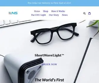 Shortwavelight.com(NS Nanotech) Screenshot
