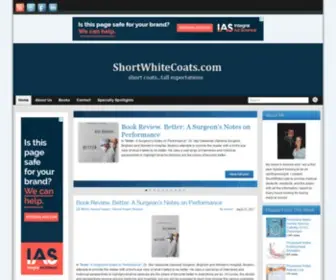 Shortwhitecoats.com(Short White Coats) Screenshot