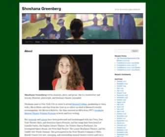 Shoshanagreenberg.com(Shoshana Greenberg) Screenshot