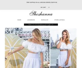 Shoshanna.com(Shoshanna) Screenshot