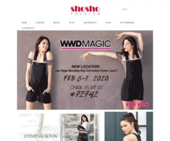 Shoshofashion.com(SHOSHO FASHION) Screenshot