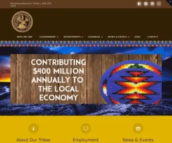 Shoshonebannocktribes.com(The Shoshone) Screenshot