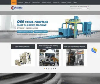 Shot-Blastingmachine.com(Quality Shot Blasting Machine & Roller Conveyor Shot Blasting Machine factory from China) Screenshot