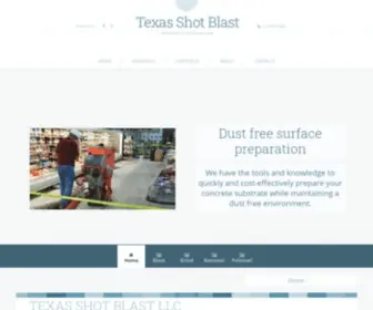 Shotblast.com(Texas Shot Blast LLC) Screenshot