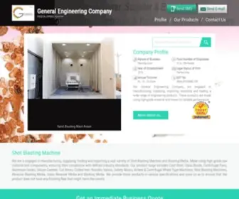 Shotblasting.co.in(General Engineering Company) Screenshot