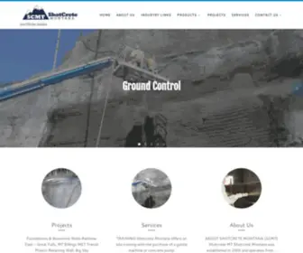 Shotcretemt.com(Shotcrete Montana) Screenshot