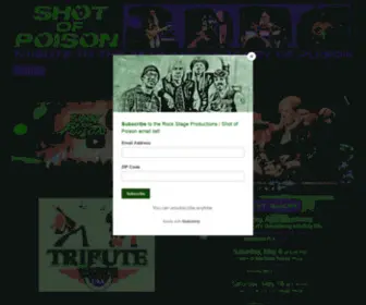 Shotofpoison.com(Shot of Poison) Screenshot