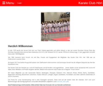 Shotokan-Karatedo.ch(Karate Club Höri) Screenshot