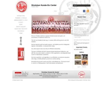 Shotokanhouston.com(Shotokan Karate) Screenshot