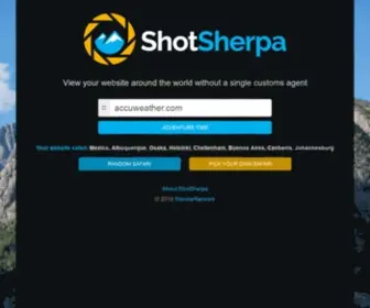 Shotsherpa.com(ShotSherpa) Screenshot