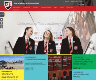 Shottonhallschool.co.uk(The Academy at Shotton Hall) Screenshot