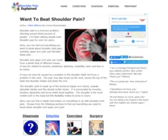 Shoulder-Pain-Explained.com(Shoulder Pain Explained) Screenshot