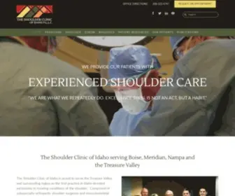 Shoulderclinicofidaho.com(Shoulder Clinic of Idaho) Screenshot