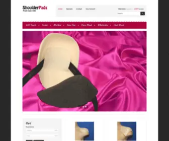 Shoulderpads.com(Shop) Screenshot