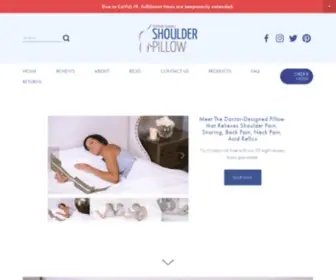 Shoulderpainatnight.com(Doctor-designed pillow) Screenshot