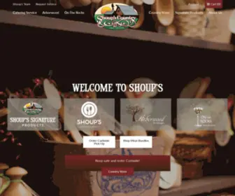 Shoupscountry.com(Shoup&#039;s Country Foods) Screenshot