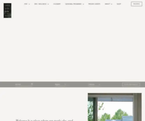 Shousugibanhouse.com(Luxury Wellness Resort and Spa in the Hamptons) Screenshot