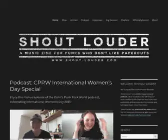 Shout-Louder.com(SHOUT LOUDER) Screenshot