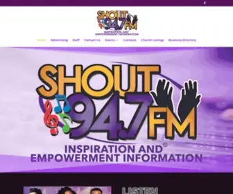 Shout947.com(Shout 94.7 Radio) Screenshot