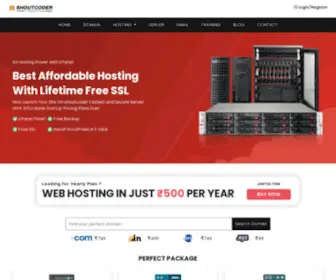 Shoutcoder.com(✅ India's Best Affordable Web Hosting Provider) Screenshot
