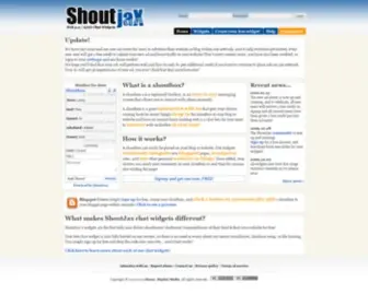 Shoutjax.com(ShoutJax) Screenshot