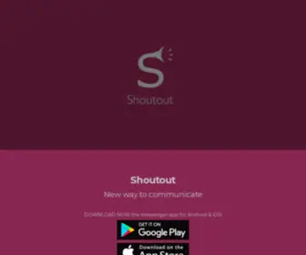 Shoutoutapp.net(New way to communicate) Screenshot