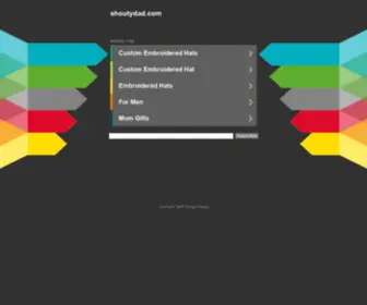 Shoutydad.com(Shouty dad) Screenshot