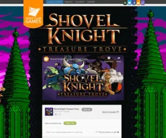 Shovelknight.com(Shovel Knight) Screenshot