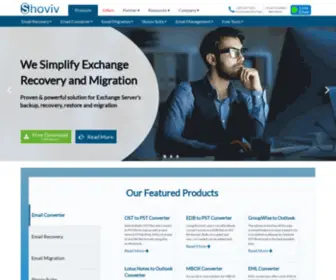 Shovivsoft.com(Shoviv Software Pvt. Ltd. company) Screenshot