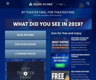 Show-Score.com Screenshot
