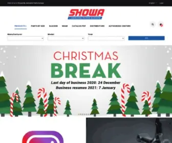 Showabygenuinepartseurope.com(Showa Official Website) Screenshot