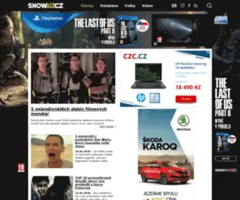 Showbiz.cz(Filmový a TV magazín) Screenshot