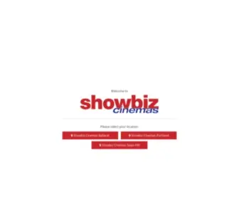 Showbizcinemas.com.au(Showbiz Cinemas) Screenshot