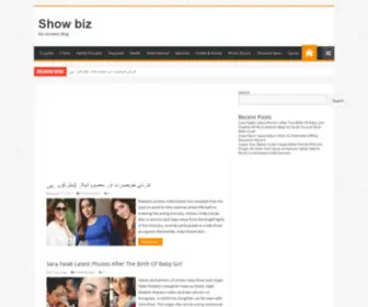 Showbizstars.site(My showbiz Blog) Screenshot