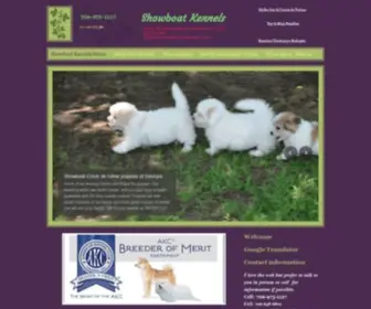 Showboatkennels.com(Showboat Kennels Shiba Inu and Coton de Tulear) Screenshot