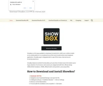 Showbox.kim(Download ShowBox 1.0.3 APK for Android 2020) Screenshot