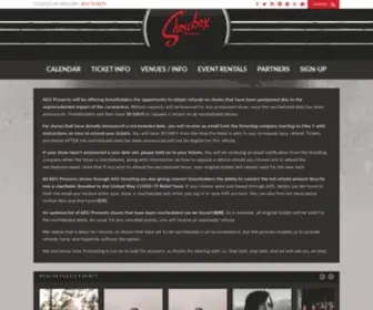 Showboxpresents.com(Showbox Presents) Screenshot