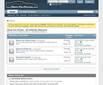 Showcarforum.com(Show Car Forum) Screenshot