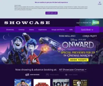 Showcasecinemas.co.uk(Showcase Cinemas) Screenshot