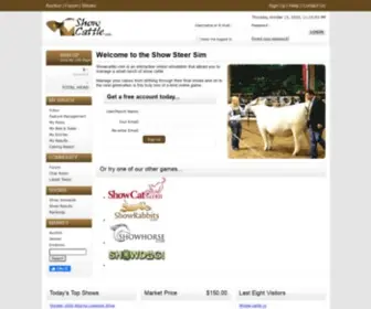 Showcattle.com(Showcattle) Screenshot