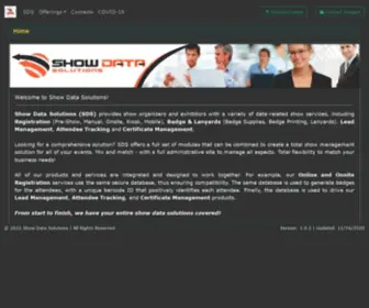 Showdatasolutions.com(Show Data Solutions) Screenshot