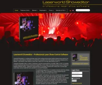 Showeditor.com(Laserworld Showeditor) Screenshot