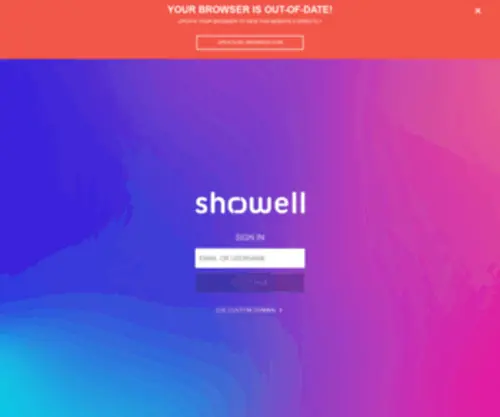 Showellapp.com(Showellapp) Screenshot