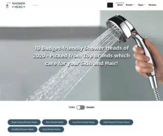 Showerfilterbest.com(10 Best Shower Heads Review 2020 & Buying Guide) Screenshot