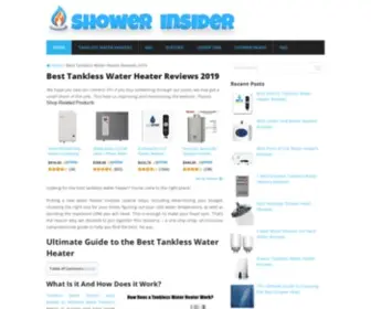 Showerinsider.com(My website shower insider) Screenshot