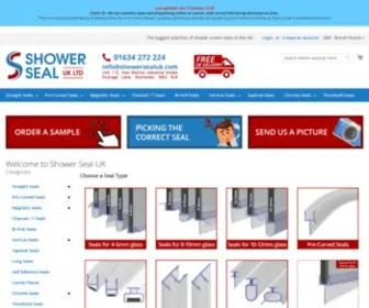 Showersealuk.com(Shower Seal and Shower Accessories) Screenshot